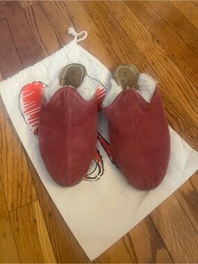 Sabah suede shearling slippers
